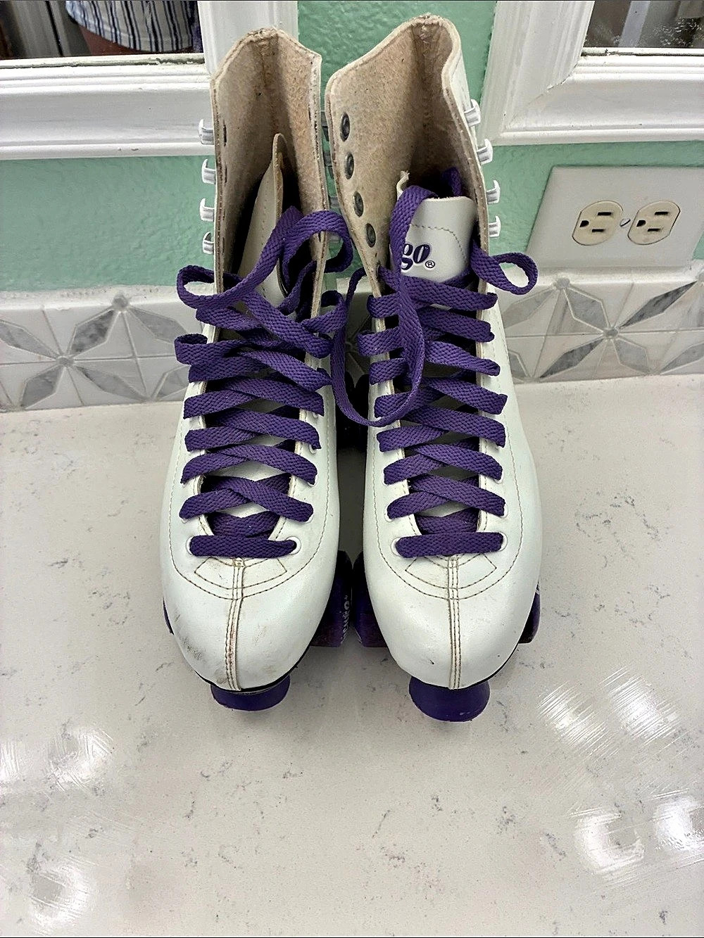 Chicago Skates Chicago Classic Roller Skates White & Purple